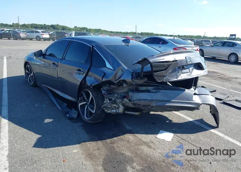 2019 Honda Accord Sport 2.0T from USA, damaged, VIN 1HGCV2F34KA008855
